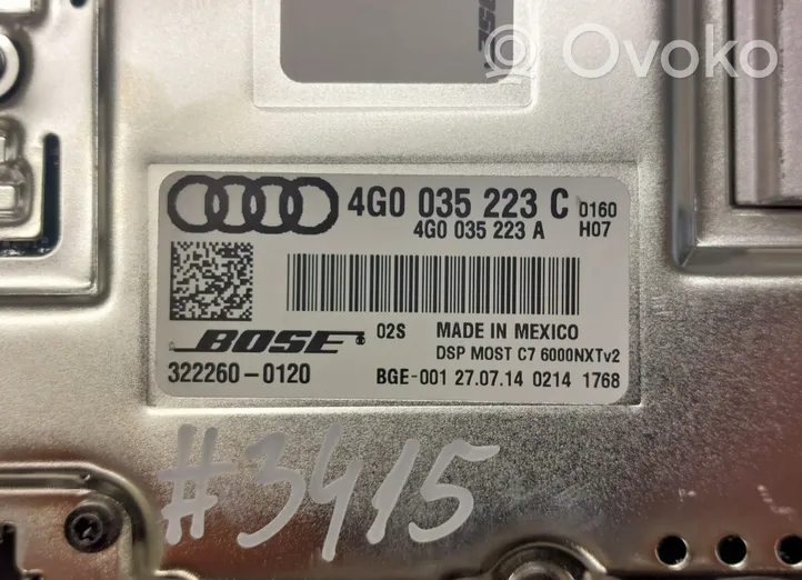 Audi A6 S6 C7 4G Wzmacniacz audio 4G0035223C