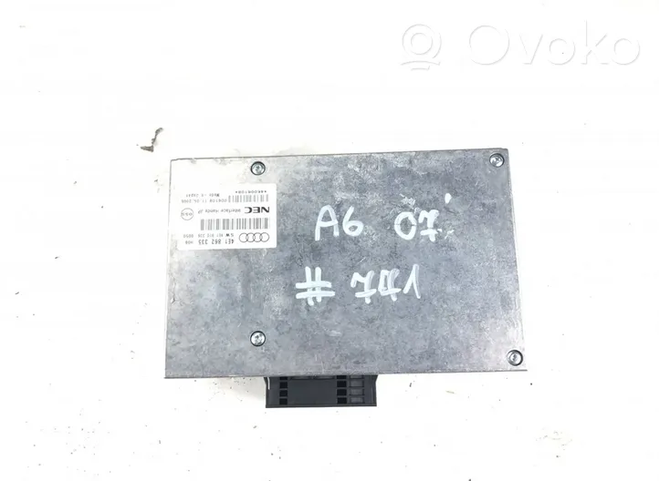 Audi A6 S6 C6 4F Sterownik / Moduł sterujący telefonem 4E1862335