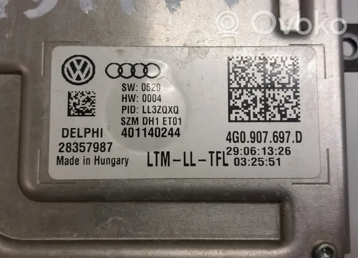 Audi A6 S6 C7 4G Sterownik / moduł świateł Xenon 4G0907697D
