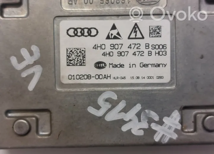 Audi A6 S6 C7 4G Sterownik / moduł świateł Xenon 4H0907472B