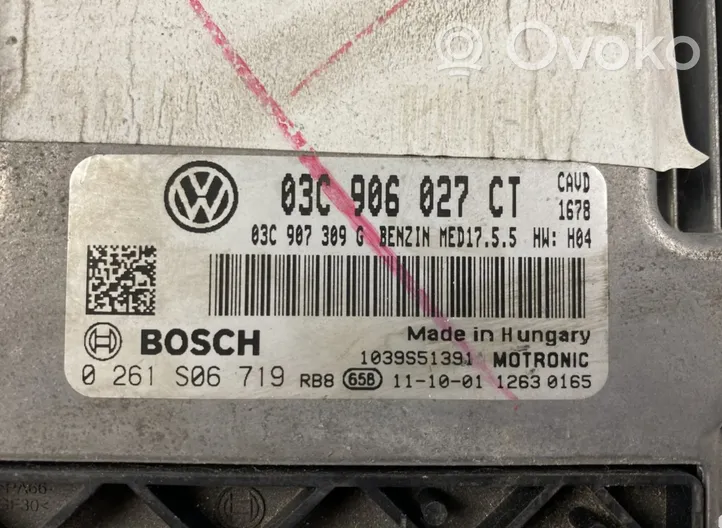 Volkswagen Golf VI Centralina/modulo del motore 0261S06719