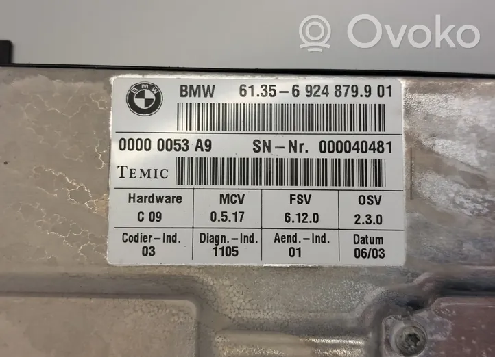 BMW 7 E65 E66 Moottorin ohjainlaite/moduuli 6135-6924879901