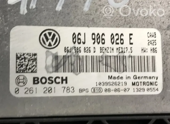 Volkswagen PASSAT B6 Sterownik / Moduł ECU 06J906026E