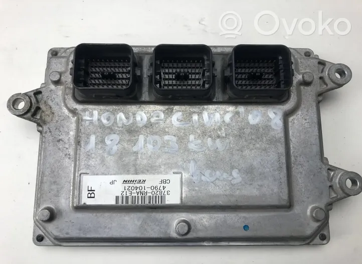 Honda Civic Sterownik / Moduł ECU 37820RNAE12