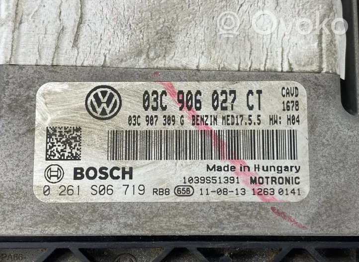 Volkswagen Golf VI Sterownik / Moduł ECU 03C906027CT