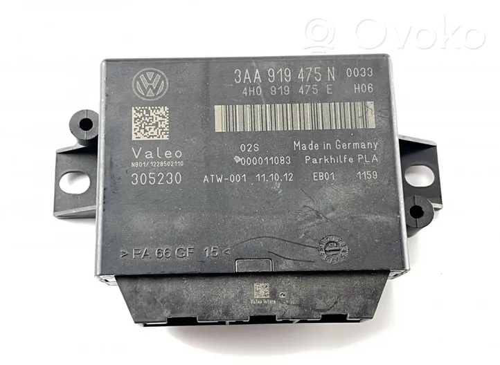 Volkswagen Sharan Pysäköintitutkan (PCD) ohjainlaite/moduuli 3AA919475N
