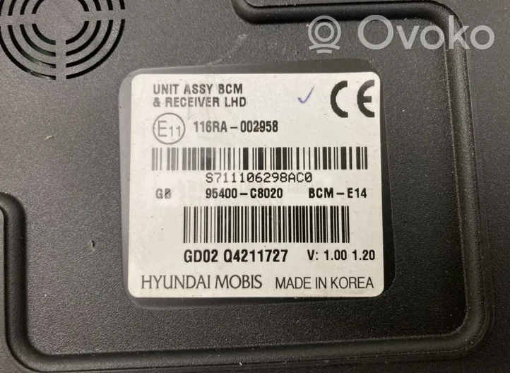 Hyundai i20 (GB IB) Modulo di controllo del corpo centrale 116RA002958