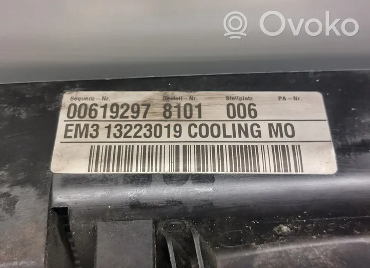 Opel Insignia A Ventilatore di raffreddamento elettrico del radiatore 13241724