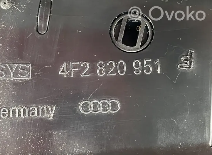 Audi A6 S6 C6 4F Centrālais gaisa ventilācijas režģis 4F2820951