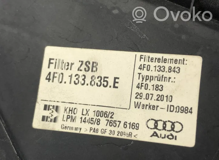 Audi A6 S6 C6 4F Oro filtro dėžė 4F0133835E