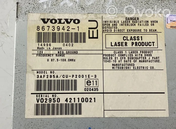Volvo XC70 Radija/ CD/DVD grotuvas/ navigacija 8673942-1