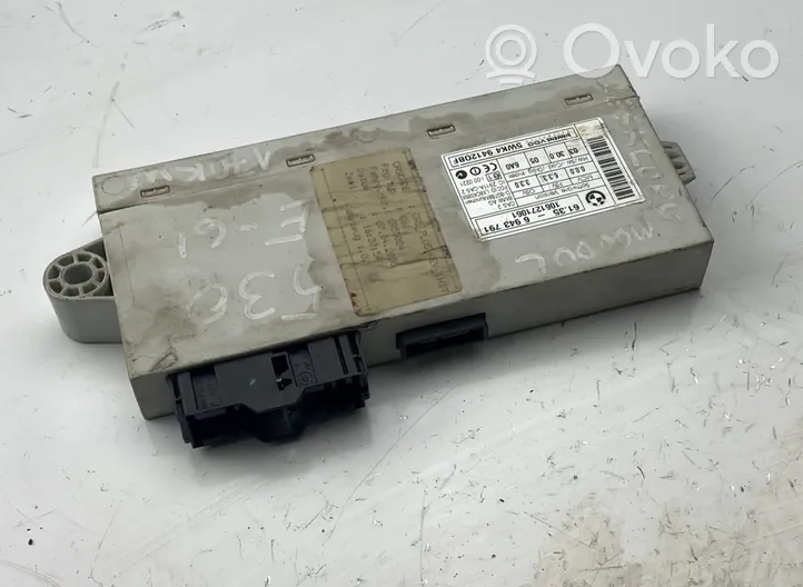 BMW 5 E60 E61 Centrālās atslēgas vadības bloks 61356943791