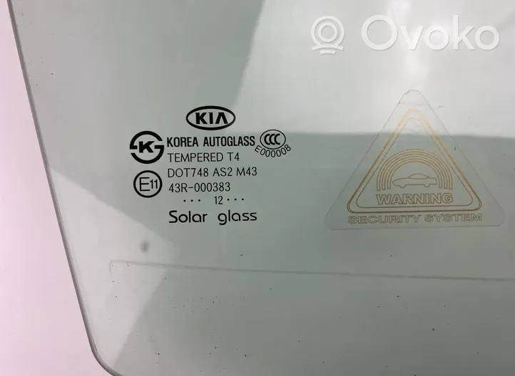 KIA Sorento Vitre de fenêtre porte avant (4 portes) 43R000383