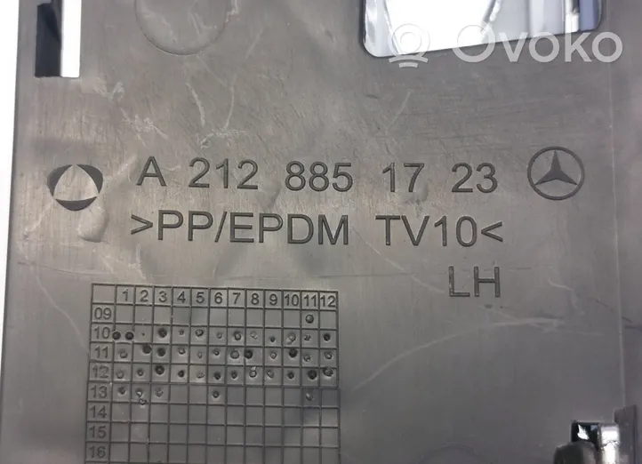 Mercedes-Benz E W212 Etupuskurin alempi jäähdytinsäleikkö A2128851723