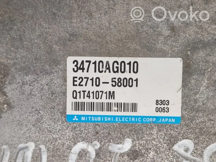 Subaru Legacy Unité de commande / calculateur direction assistée 34710AG010