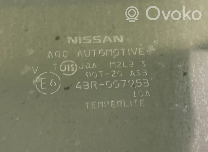 Nissan X-Trail T31 Finestrino/vetro retro 43R-007953