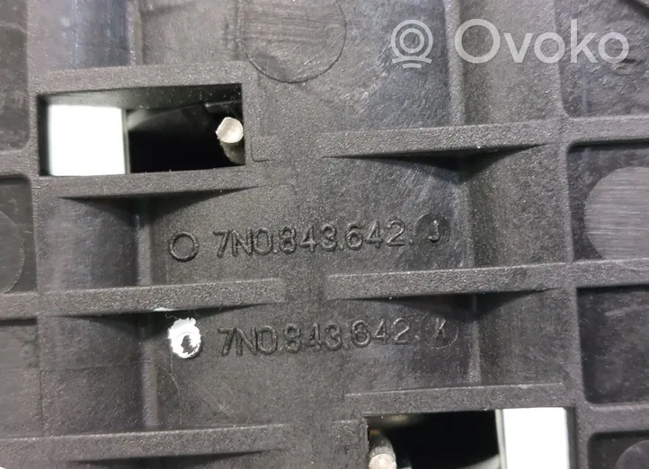 Volkswagen Sharan Klamka wewnętrzna drzwi bocznych / przesuwnych 7N0843642J