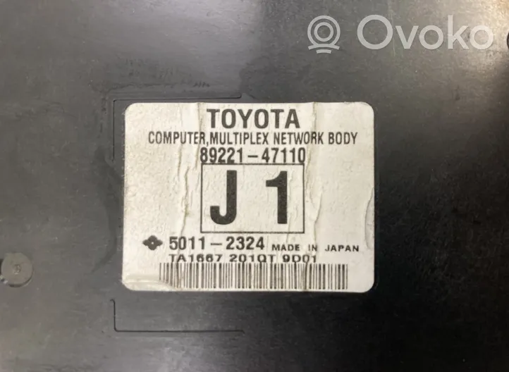 Toyota Prius (XW30) Modulo di controllo del corpo centrale 89221-47110