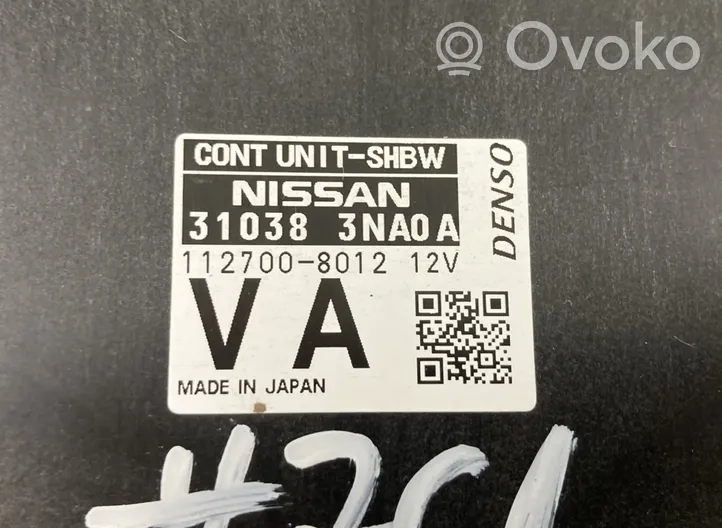 Nissan Leaf I (ZE0) Module de contrôle de boîte de vitesses ECU 310383NA0A