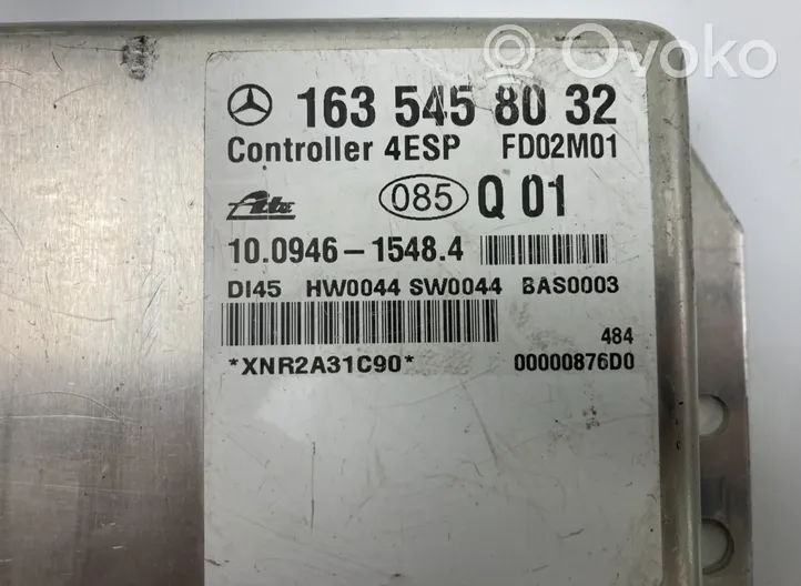 Mercedes-Benz ML W163 Aktiivijousituksen ohjainlaite (ESP) 1635458032