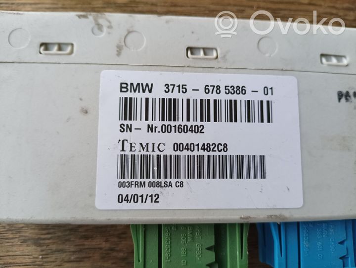 BMW X5 E70 Sterownik / Moduł zawieszenia pneumatycznego 6785386