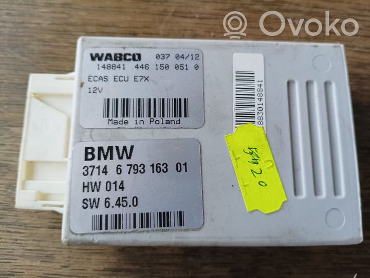 BMW X5 E70 Module de commande suspension pneumatique arrière 6793163