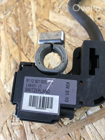 BMW X6 E71 Cable negativo de tierra (batería) 61129215954