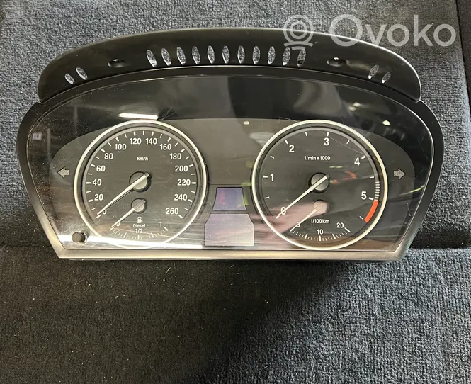 BMW X5 E70 Compteur de vitesse tableau de bord 9236818