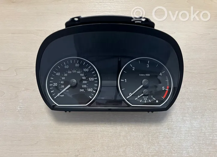 BMW 1 E81 E87 Compteur de vitesse tableau de bord 9187331