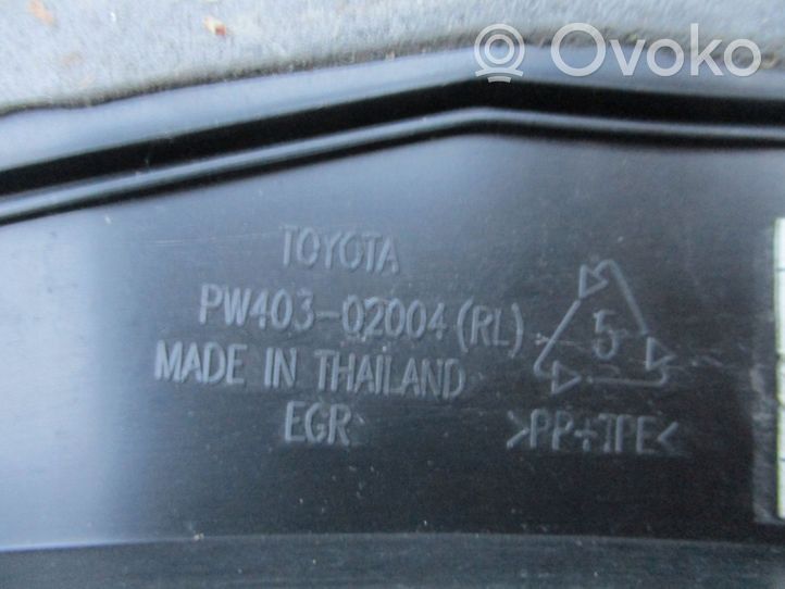 Toyota Auris E180 Rivestimento passaruota posteriore PW40302004