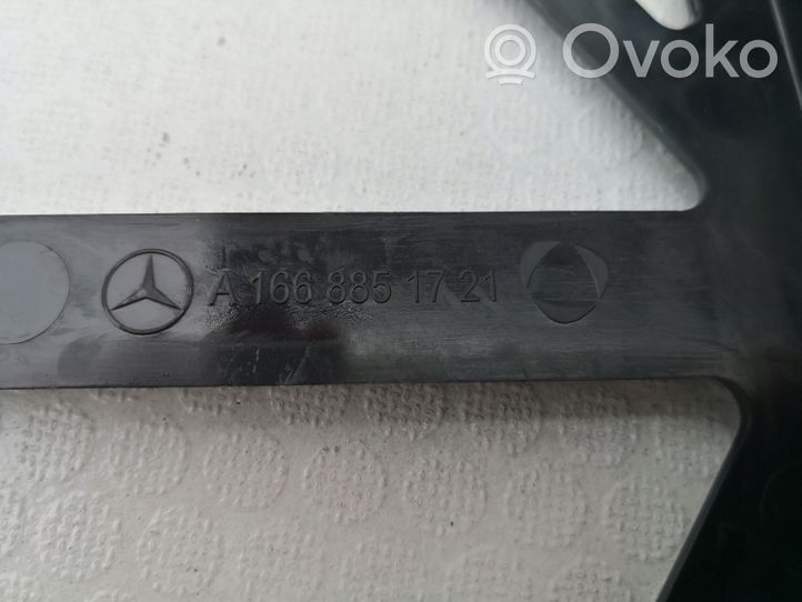 Mercedes-Benz ML W166 Uchwyt / Mocowanie zderzaka tylnego A1668851721