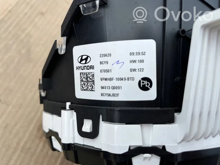 Hyundai i20 (BC3 BI3) Compteur de vitesse tableau de bord 94013-Q0091