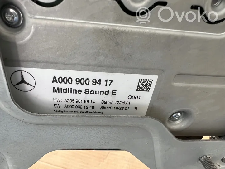 Mercedes-Benz C AMG W205 Amplificateur de son A0009009417