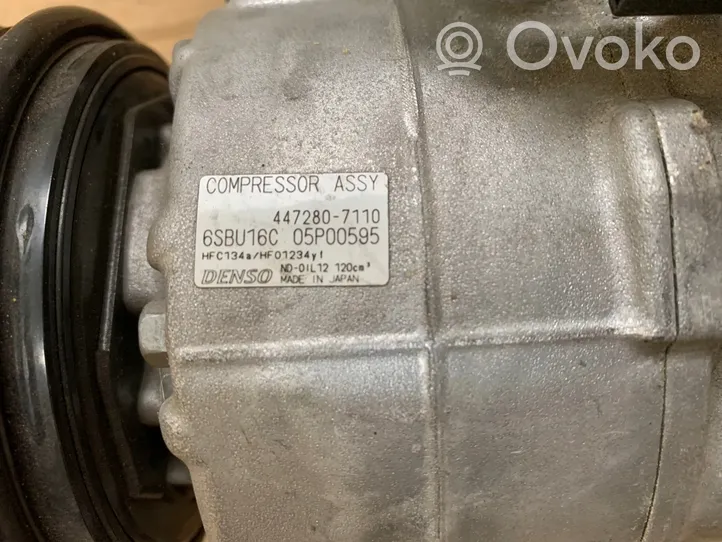 Mercedes-Benz B W246 W242 Ilmastointilaitteen kompressorin pumppu (A/C) 4472807110