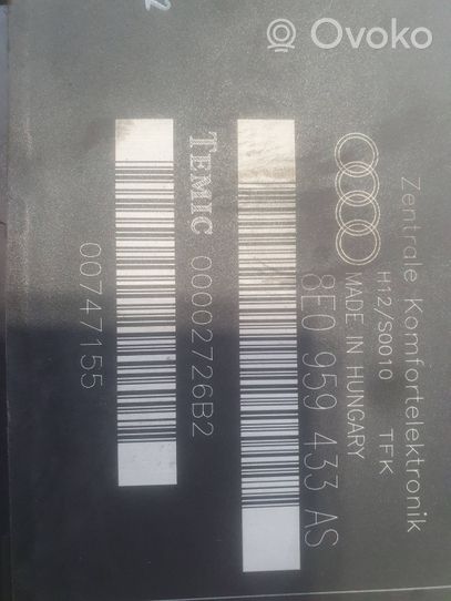 Audi A4 S4 B6 8E 8H Module confort 8E0959433AH