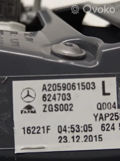 Mercedes-Benz C AMG W205 Lampy tylnej klapy bagażnika A2059061503