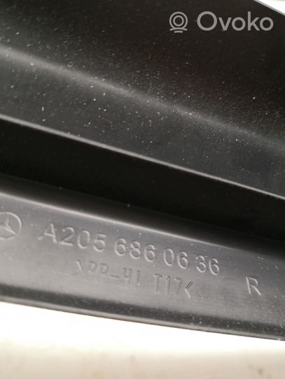 Mercedes-Benz C AMG W205 Priekšējā sliekšņa dekoratīvā apdare (iekšējā) A2056860636