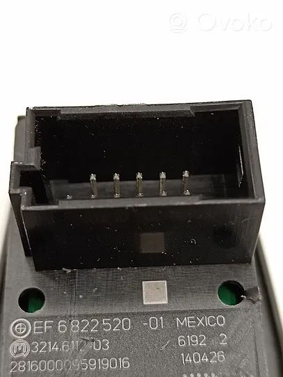 BMW X5 F15 Interruptor del freno de mano/estacionamiento 6822520