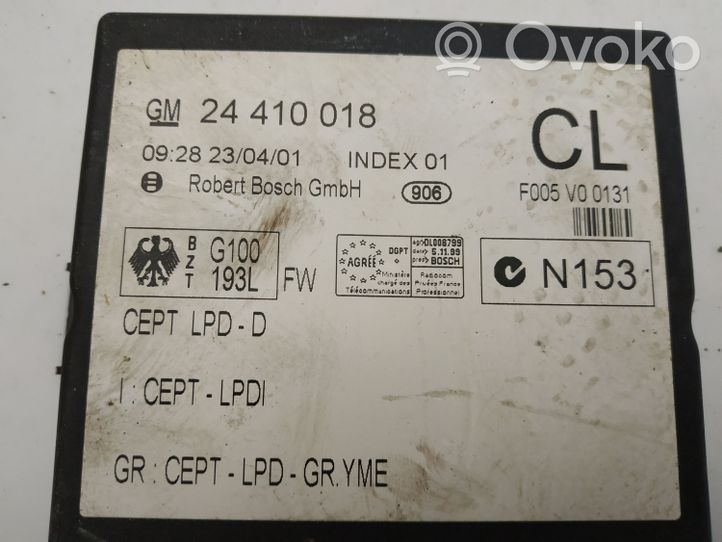 Opel Astra G Module de contrôle carrosserie centrale GM24410018