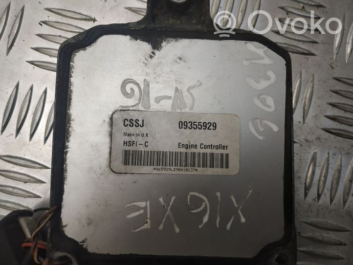 Opel Zafira A Combustion module de contrôle 09355929