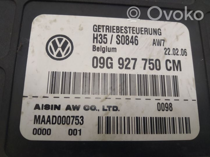 Volkswagen Touran I Gearbox control unit/module 09G927750CM