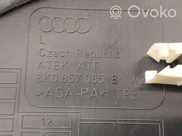 Audi A5 Sportback 8TA Garniture d'extrémité latérale du tableau de bord 8K0857085B