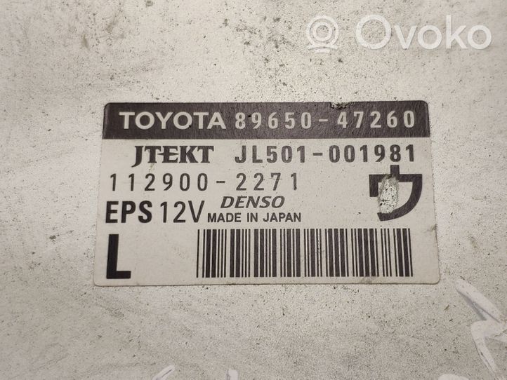 Toyota Prius (XW30) Unité de commande / calculateur direction assistée 8965047260