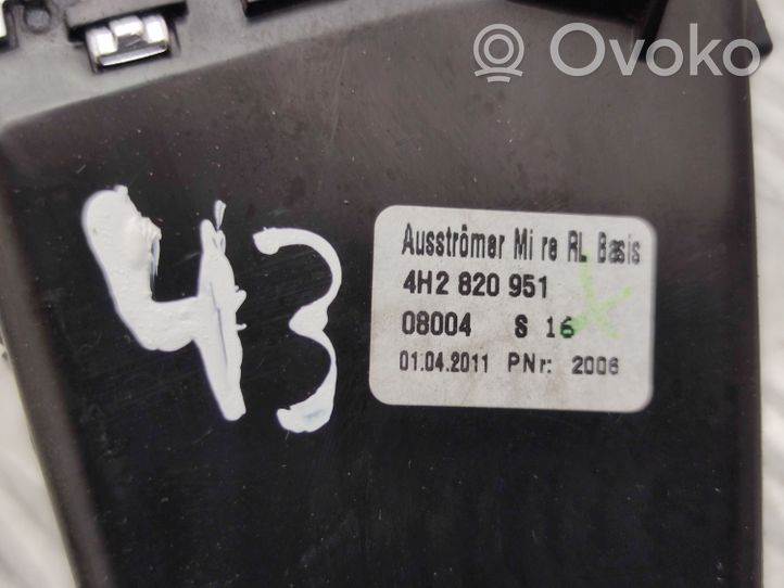 Audi A8 S8 D4 4H Dashboard air vent grill cover trim 4H2820951