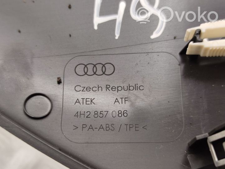 Audi A8 S8 D4 4H Paneļa dekoratīvās apdares vairogs (sānu) 4H2857086