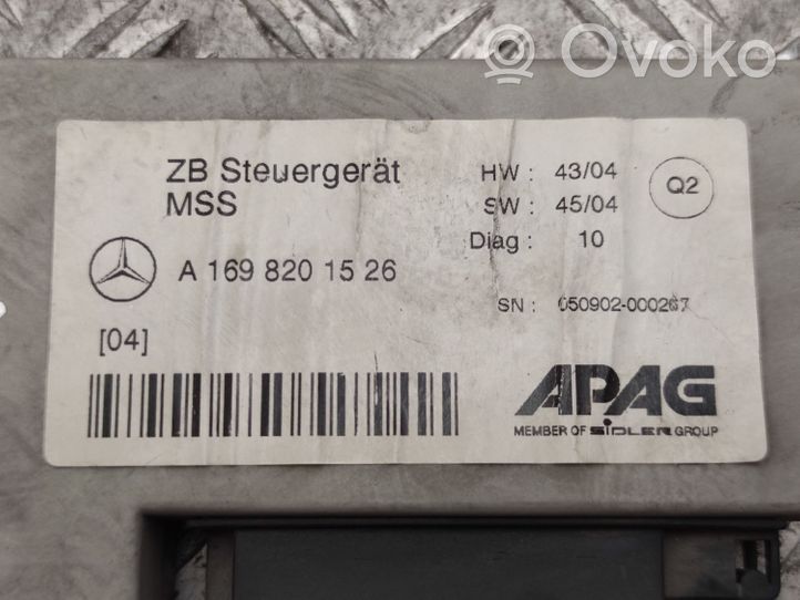 Mercedes-Benz B W245 Autres dispositifs A1698201526
