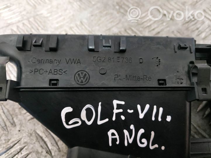 Volkswagen Golf VII Lango oro grotelės 5G2819728