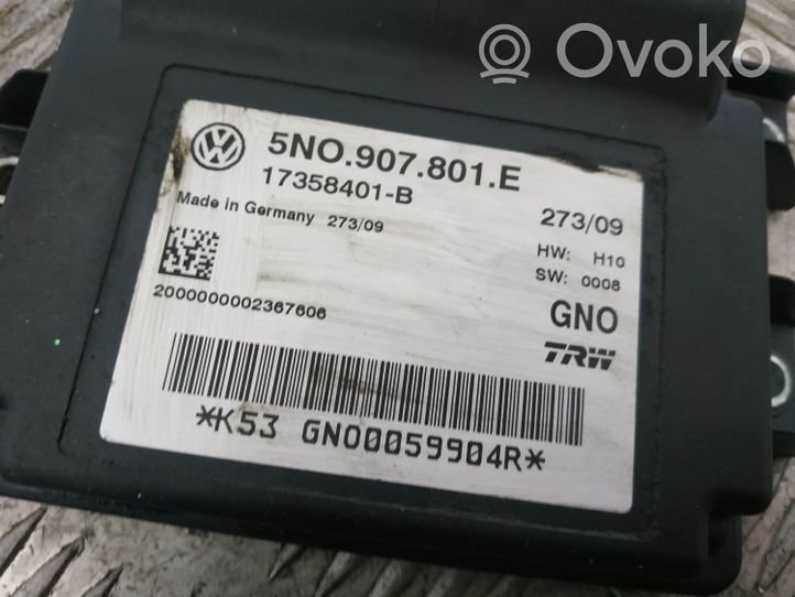 Volkswagen Tiguan Unité de contrôle, module EMF frein arrière 5N0907801E