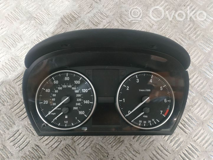 BMW 3 E90 E91 Compteur de vitesse tableau de bord 1025360