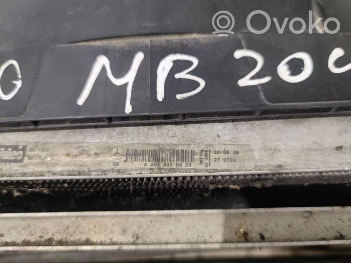 Mercedes-Benz C W204 Radiatorių komplektas A2045000403